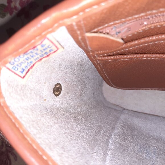 SOLD! Dooney & Bourke Leather Mini Dover Crossbody Vintage Hand Painted - Picture 14 of 16